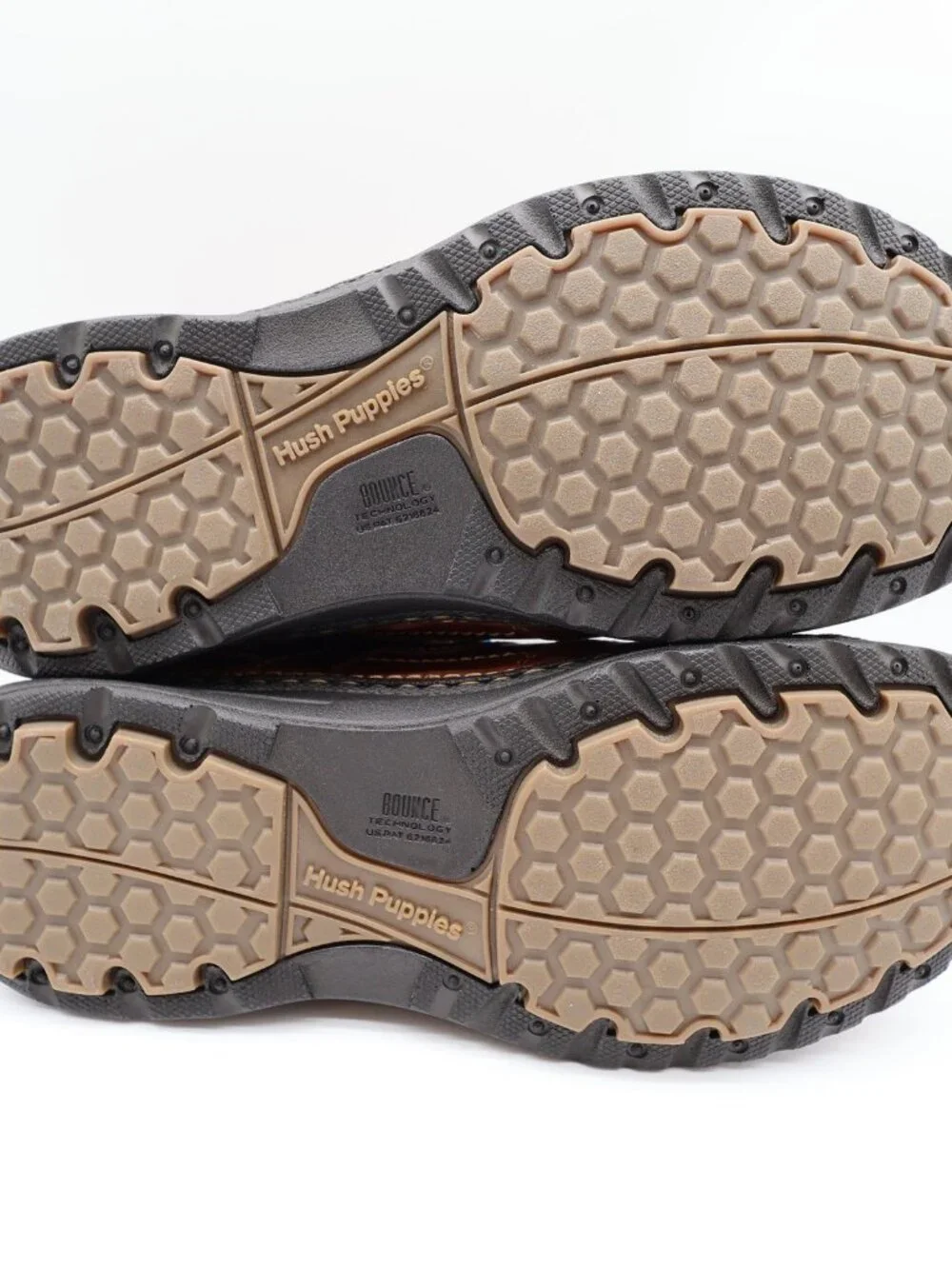 Hush Puppies Pathway Oxford 9 Tan Leather Comfort Vintage Y2K NOS